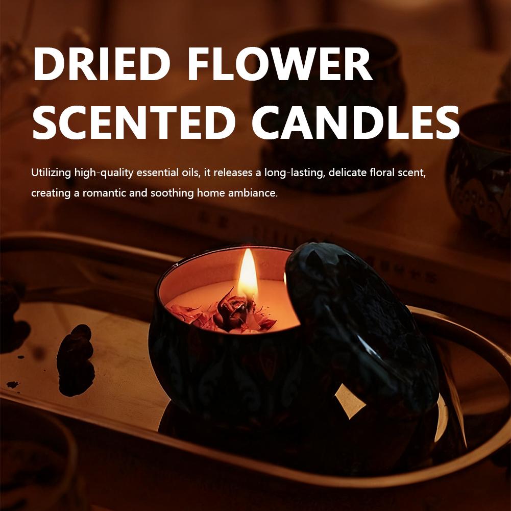 Home Fragrance Scented Candle - Velas de aromaterapia flor fragrância perfume