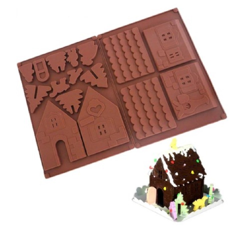 Home Fragrance Gingerbread - 3d casa de natal molde de