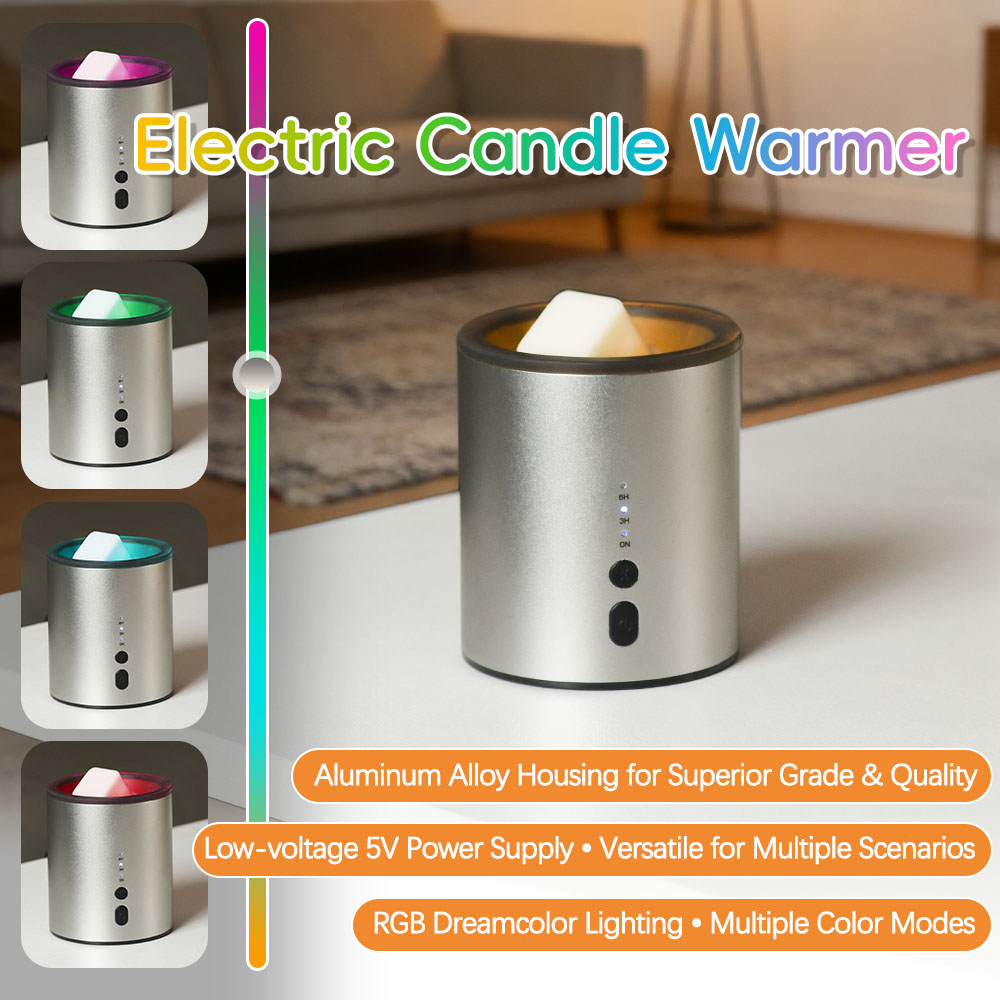 Home Fragrance Incense - Aquecedor de Cera Metálico para Aromaterapia,