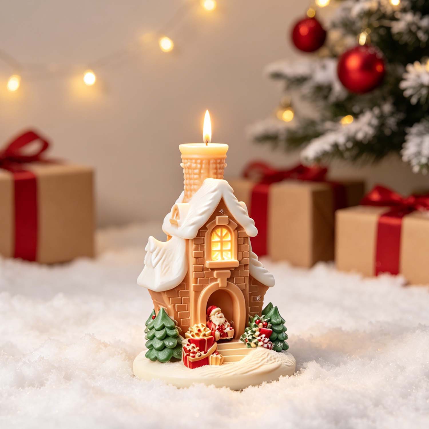 Home Fragrance Gingerbread - Molde de Silicone 3D Casa de