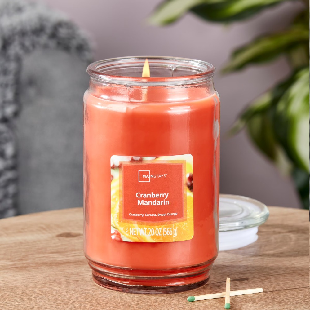 Vela Aromática de Cranberry e  - Home Fragrance Scented Candle avaliação e preço