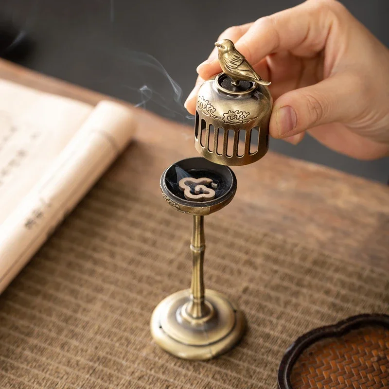 Matel magpie oco lâmpada sânda - Home Fragrance Incense avaliação e preço