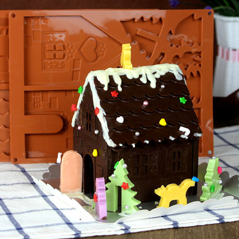 3d casa de natal molde de choc - Home Fragrance Gingerbread avaliação e preço