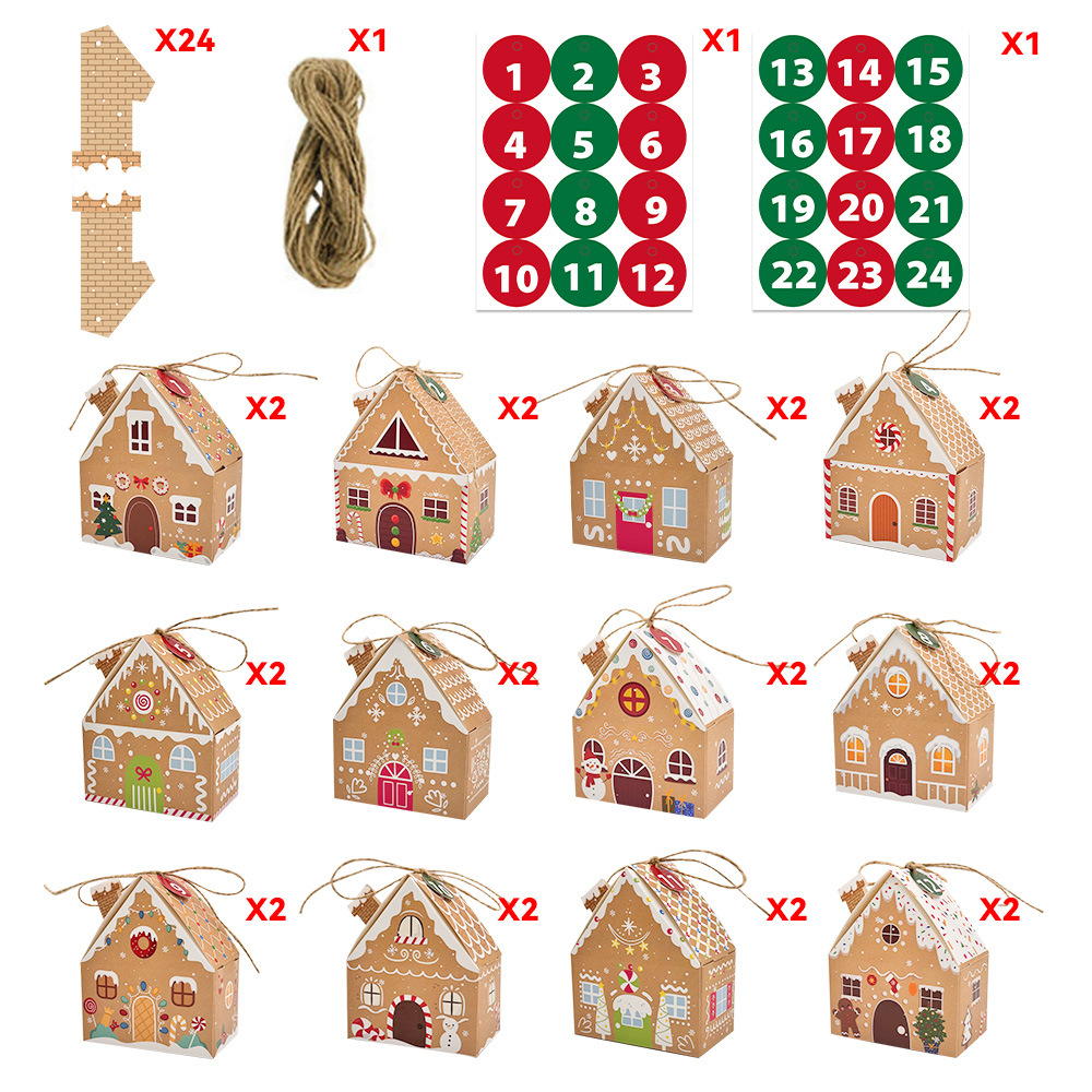24 Caixas de Doces de Natal em - Home Fragrance Gingerbread avaliação e preço