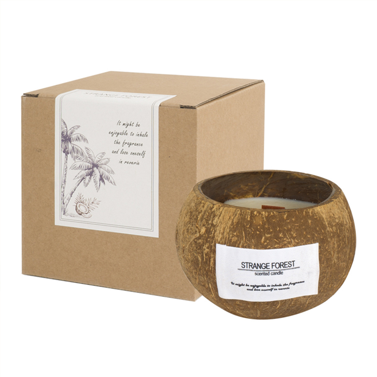 Vela de aromaterapia casca de  - Home Fragrance Scented Candle avaliação e preço