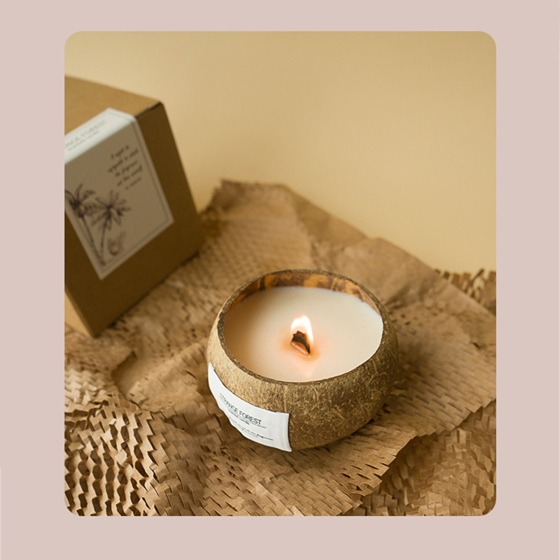 Vela de aromaterapia casca de  - Home Fragrance Scented Candle avaliação e preço