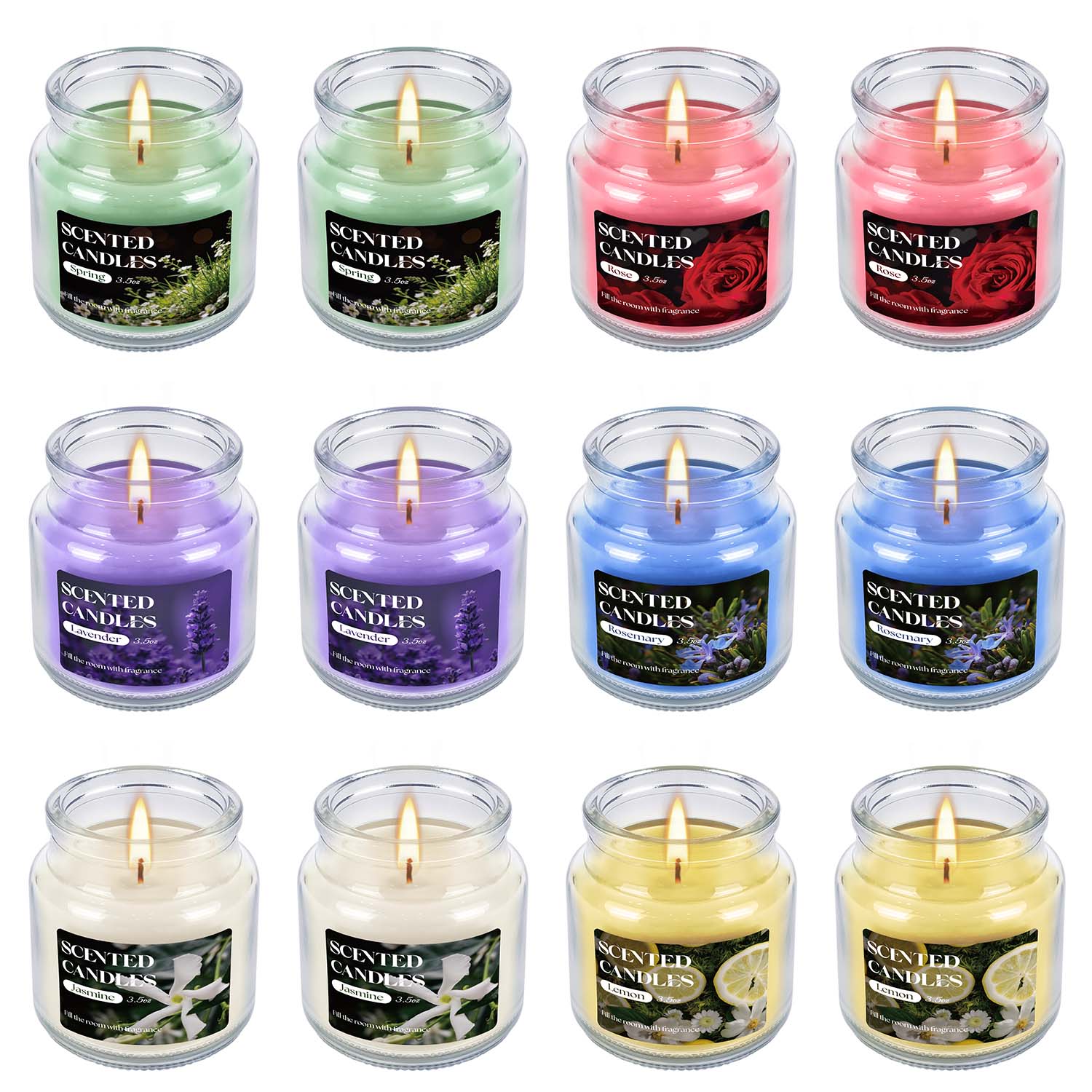 12 peças de velas perfumadas c - Fragrance Your Home avaliação e preço